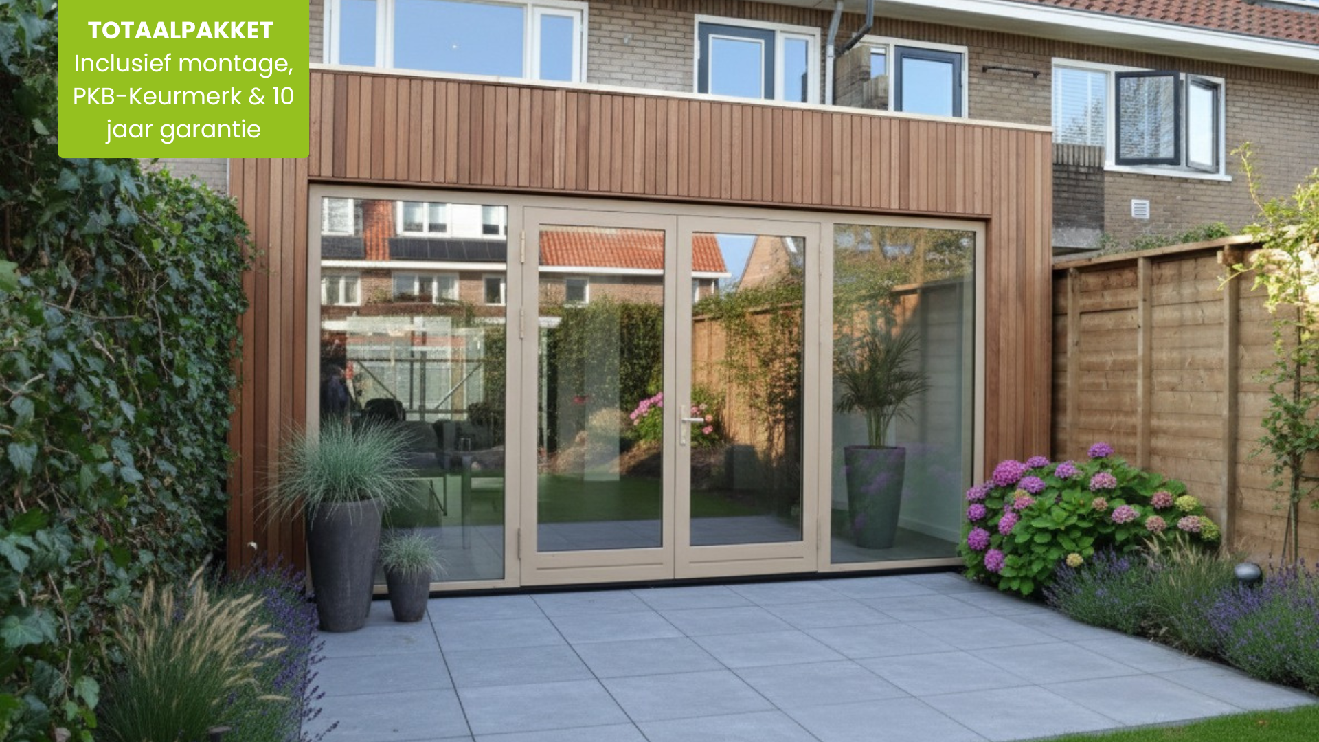 Prijsindicatie voor een aanbouw huis prefab van 20 vierkante meter