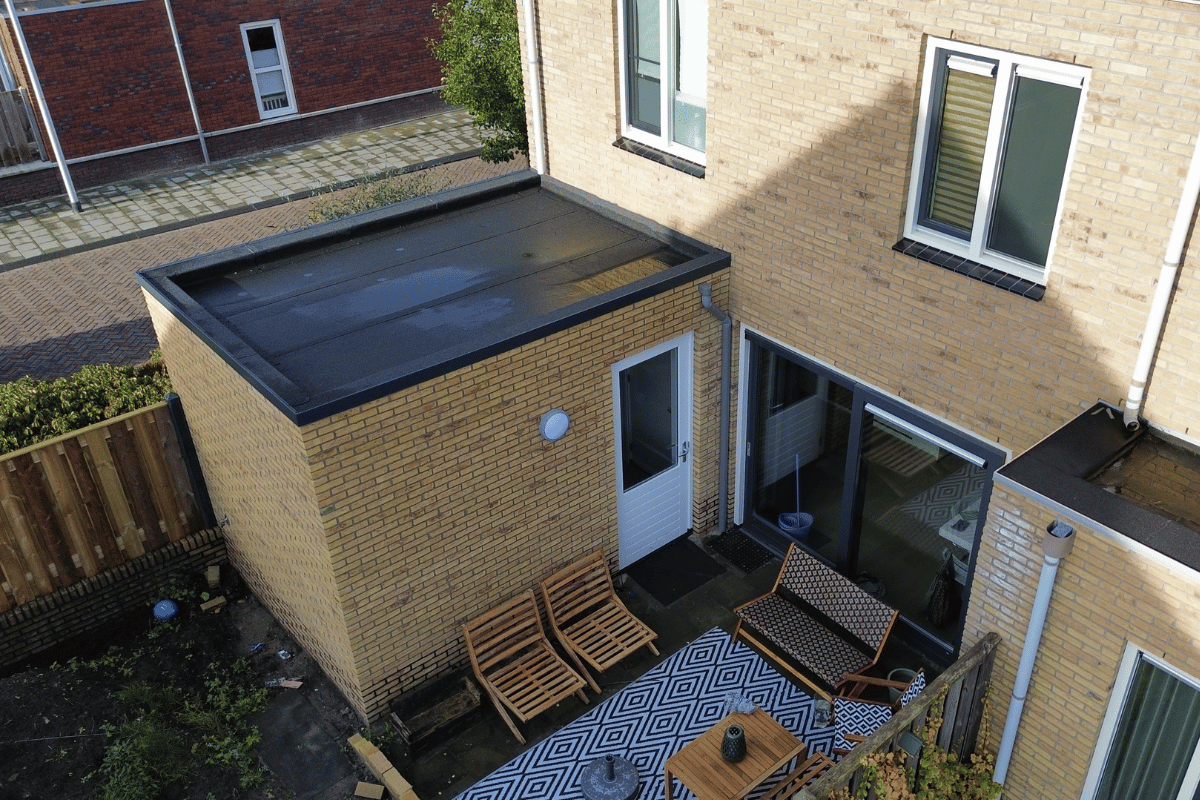 Aanbouw in Meppel zonder doorbraak