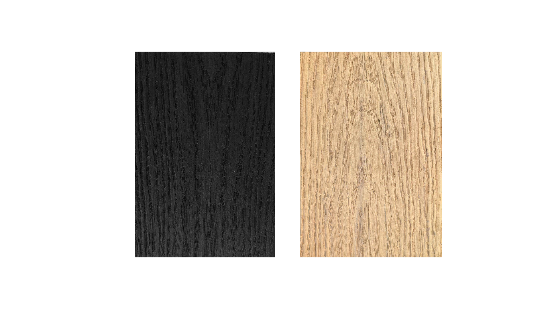 Kunststof gevelbekleding van Kerama. Dit is model Kerama Aura in de kleuren Glory Sand en Pure Black