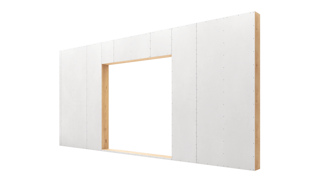 HSB wand met (tuin)deur  schuifpui sparing_2
