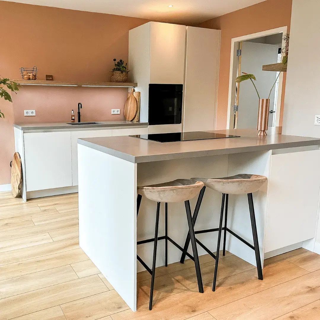 Keuken in aanbouw