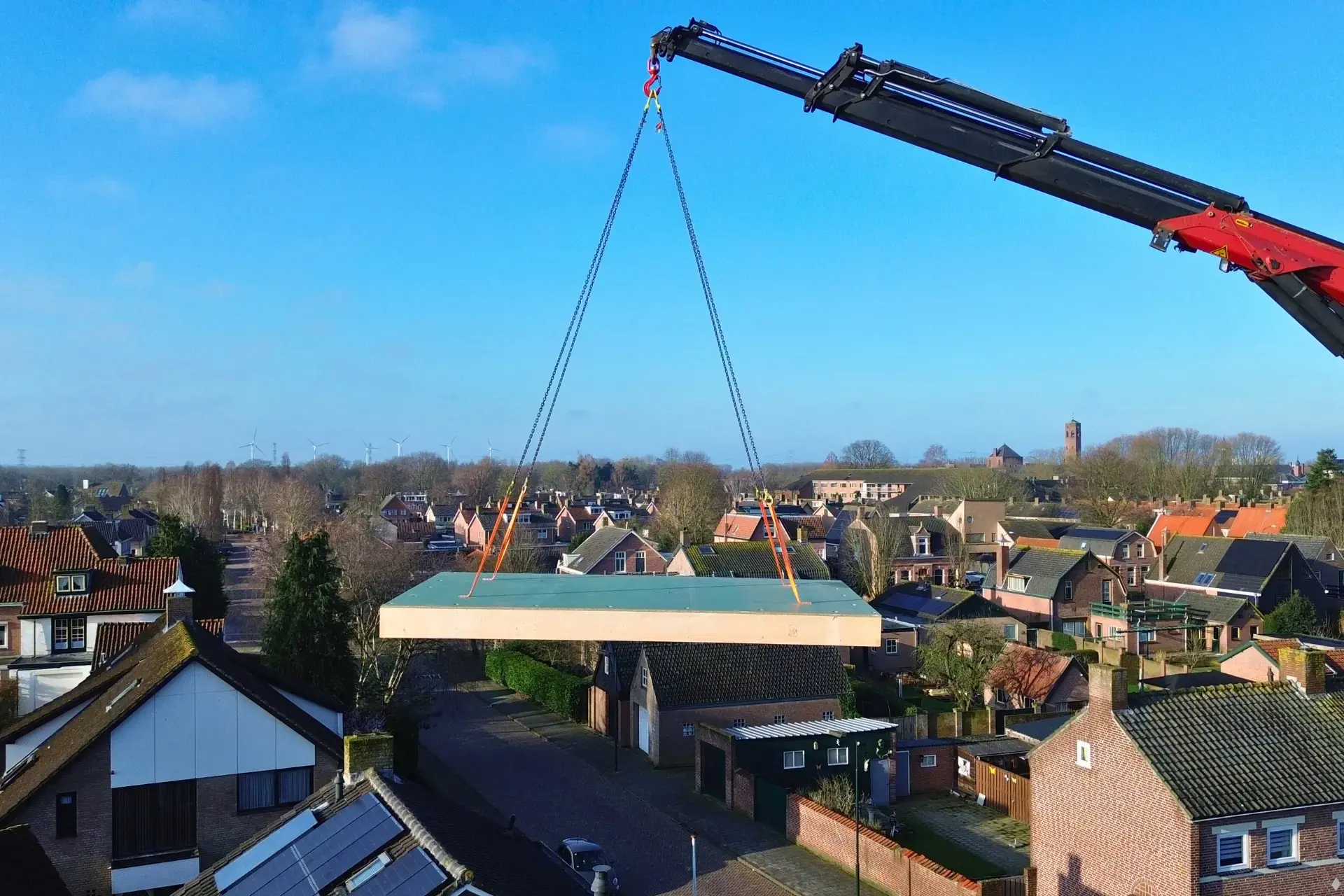 Prefab Dakopbouw levering
