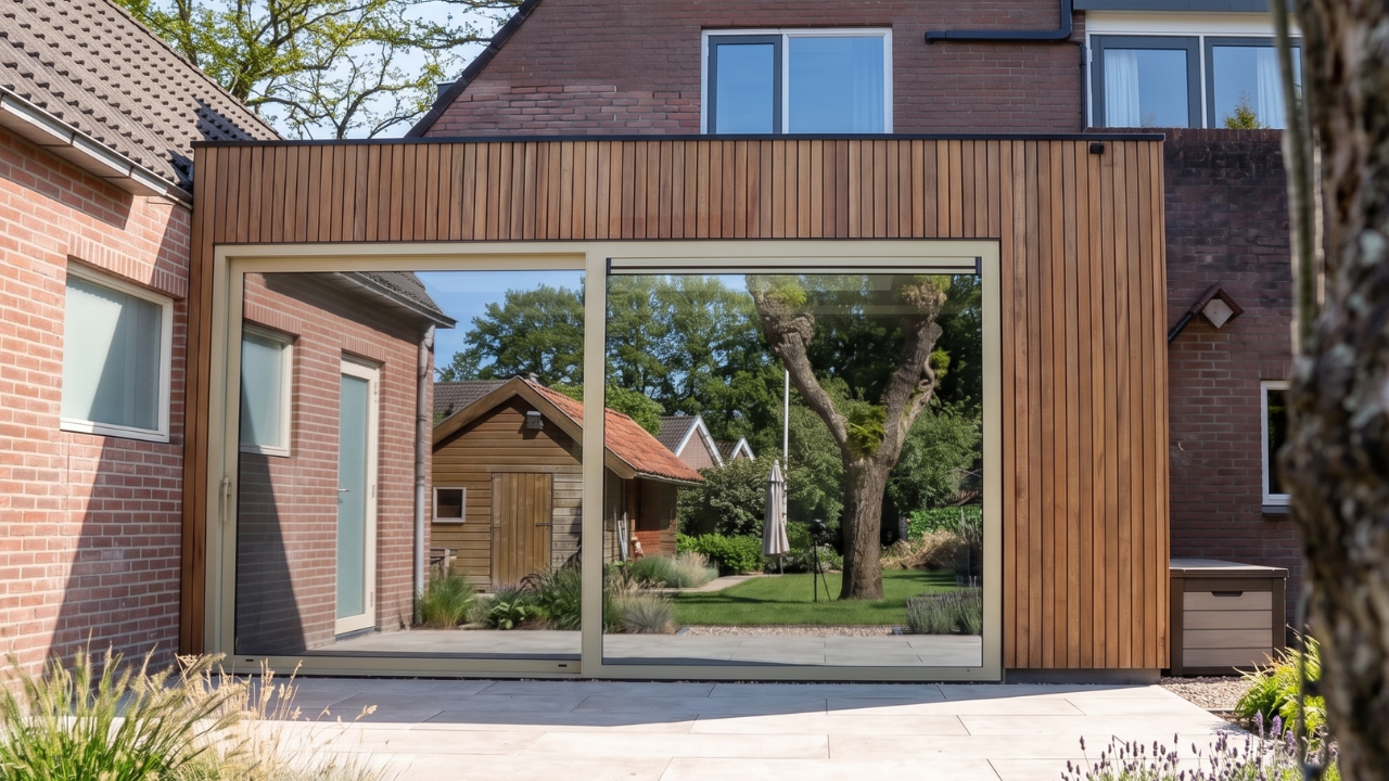 Prefab aanbouw in Wilp. Bouwbedrijf Van Ommeren Kleinbouw-1