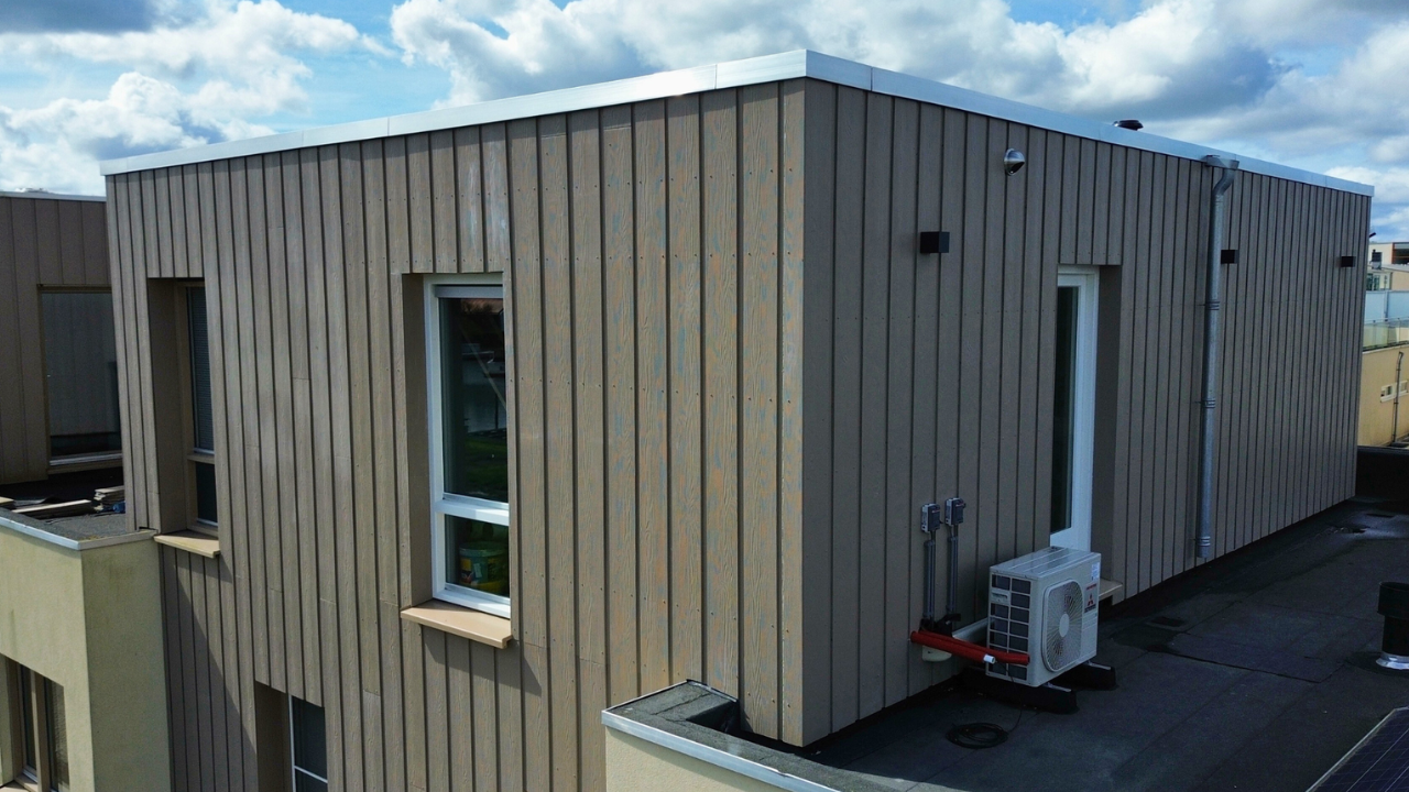 Prefab dakopbouw in Brielle