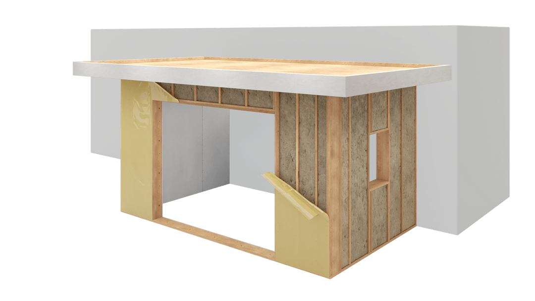 Prefab met grote opening