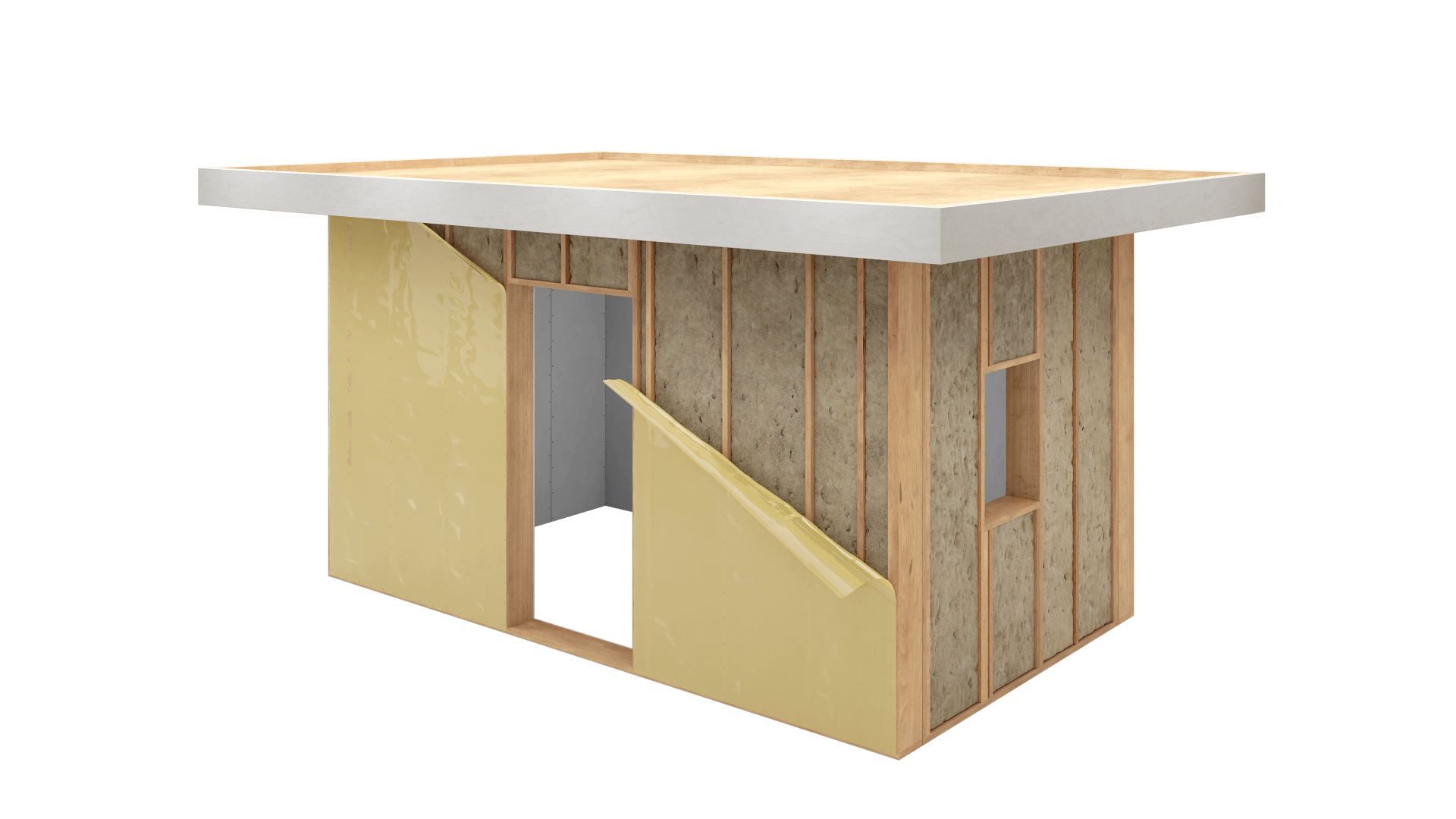 Prefab Tiny House met deuropening