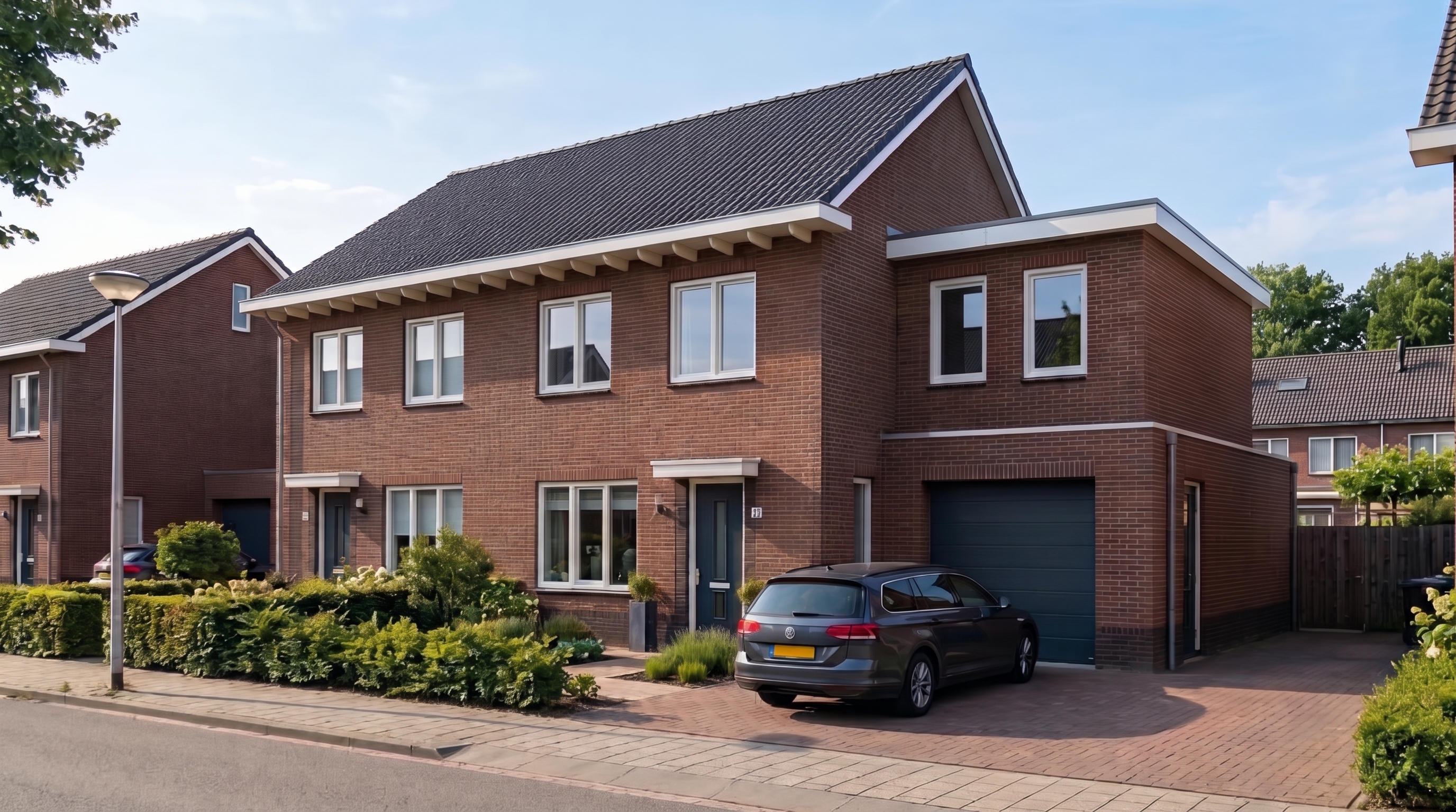 prefab opbouw op een garage